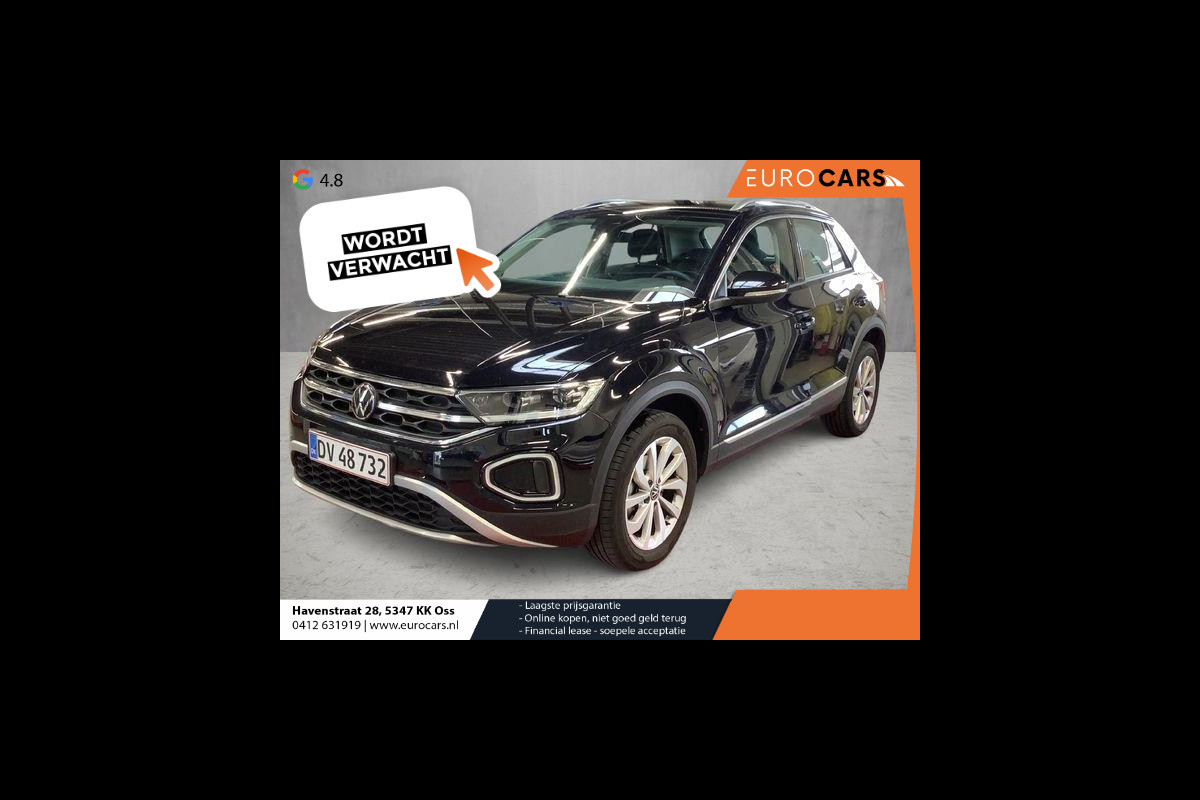 Volkswagen T-Roc 1.5 TSI 150pk DSG Style Plus | Navigatie | Apple Carplay / Android Auto | Climate Control | Led | Digitale Cockpit | Adaptive Cruise Control