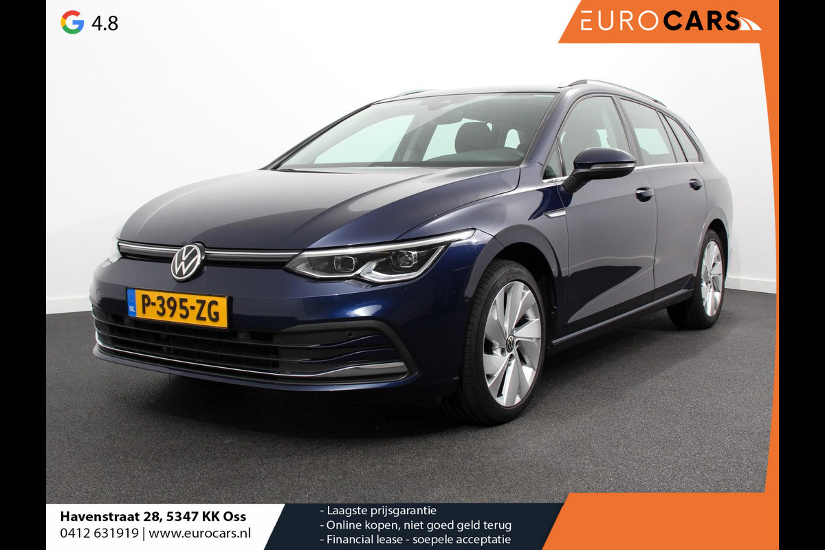 Volkswagen GOLF Variant 1.5 eTSI 150pk DSG Style | Demo! | Navigatie | Climate Control | Camera | Parkeer Sensoren | Adaptive Cruise control | Achterklep electrisch bedienbaar | Stoelverwarming