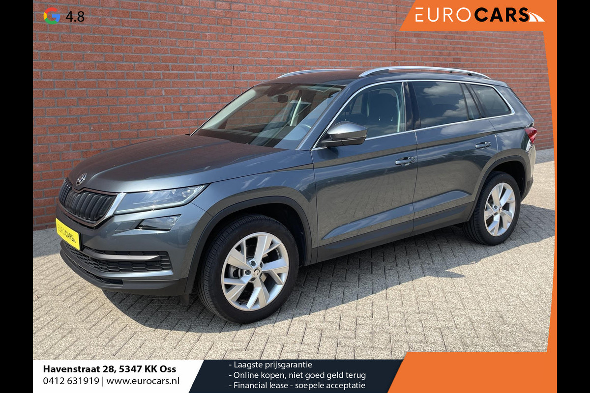 Škoda Kodiaq 1.5 TSI 150pk DSG Style 7p. | Navigatie | Apple Carplay/Android Auto | Adaptive Cruise Control | Parkeersensoren | Camera | Elektrische achterklep | Stoelverwarming | Keyless Entry/Start | Ledverlichting | Getinte ramen | Climate Control