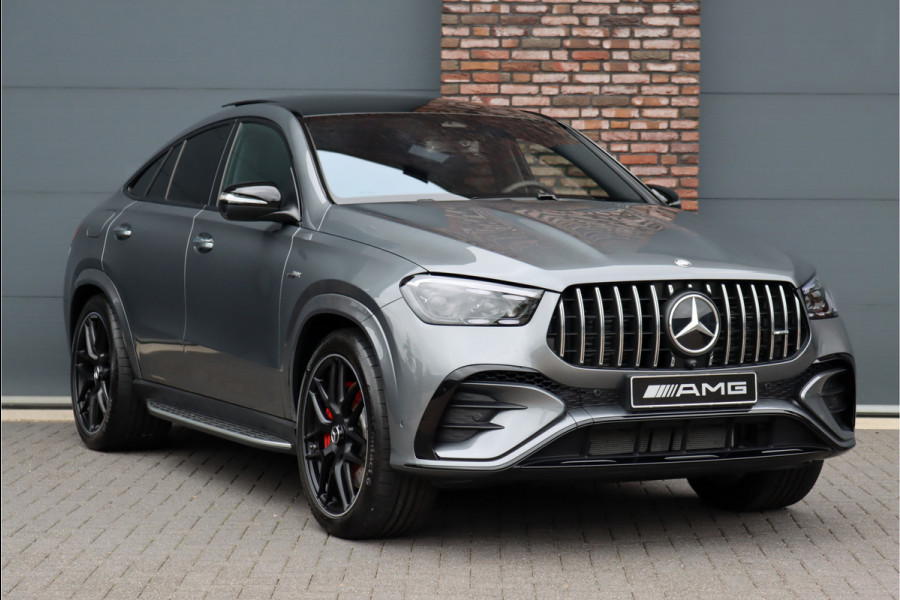 Mercedes-Benz GLE Coupé AMG 53 Hybrid 4MATIC+ Premium+ Aut9 | Luchtvering | Distronic Pro | Memory | Trekhaak | Stoelventilatie | HUD | Verwarmd Stuurwiel | Burmester | Soft-Close | Exclusief Leder |