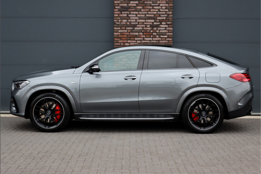 Mercedes-Benz GLE Coupé AMG 53 Hybrid 4MATIC+ Premium+ Aut9 | Luchtvering | Distronic Pro | Memory | Trekhaak | Stoelventilatie | HUD | Verwarmd Stuurwiel | Burmester | Soft-Close | Exclusief Leder |