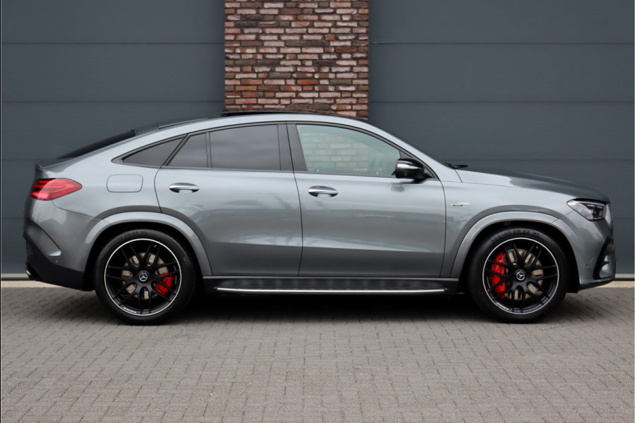 Mercedes-Benz GLE Coupé AMG 53 Hybrid 4MATIC+ Premium+ Aut9 | Luchtvering | Distronic Pro | Memory | Trekhaak | Stoelventilatie | HUD | Verwarmd Stuurwiel | Burmester | Soft-Close | Exclusief Leder |