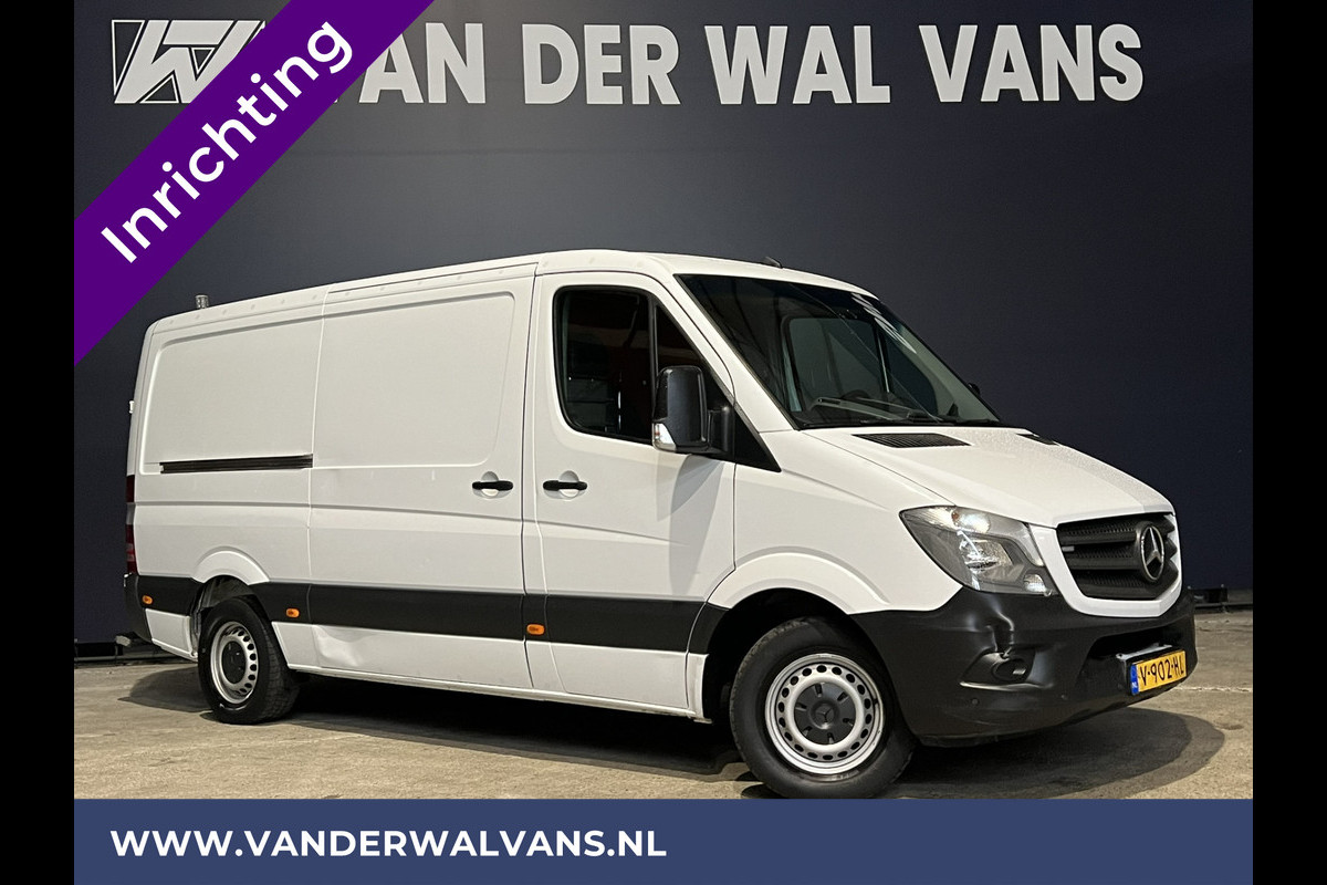 Mercedes-Benz Sprinter 316 CDI 164pk L2H1 inrichting Euro6 Airco | 2800kg trekhaak | Omvormer Cruisecontrol, Parkeersensoren