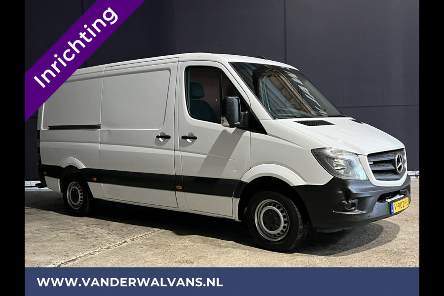 Mercedes-Benz Sprinter 316 CDI 164pk L2H1 inrichting Euro6 Airco | 2800kg trekhaak | Omvormer Cruisecontrol, Parkeersensoren