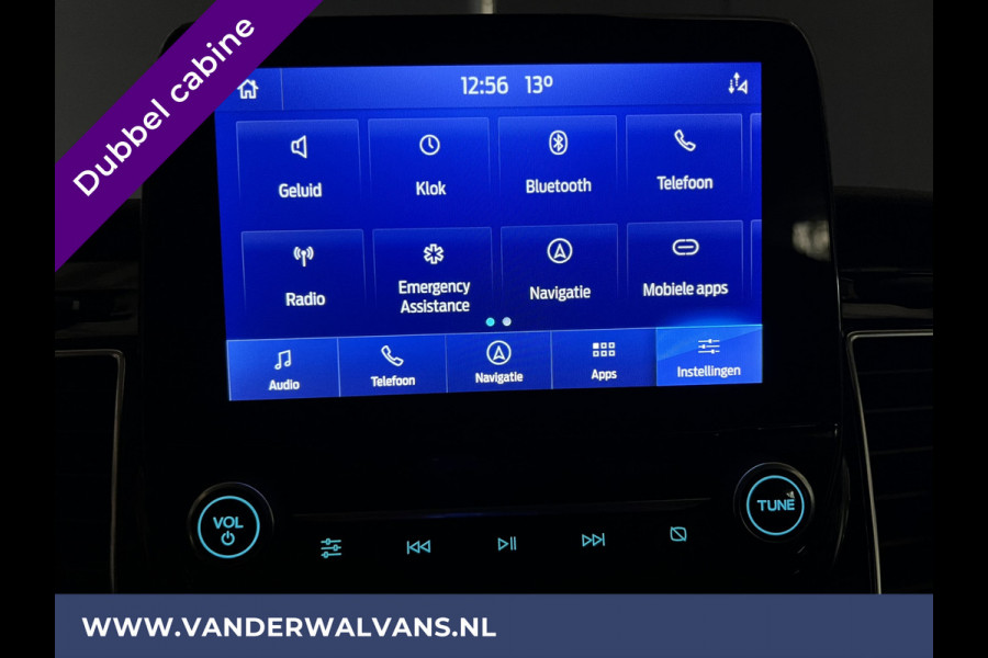 Ford Transit Custom 2.0 TDCI 130pk Automaat L2H1 Platinum Edition Dubbele cabine Euro6 Airco | Leer | 2x Zijdeur | Camera, Navigatie, Cruisecontrol, Trekhaak. Parkeersensoren, LED, Sidebars, LM velgen, Stoelverwarming, Verwarmde voorruit, 5-Zits