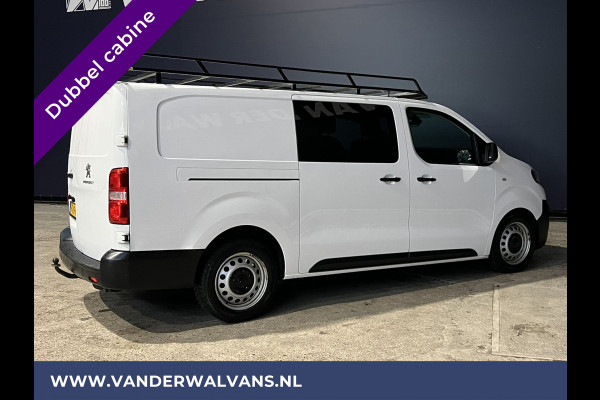 Peugeot Expert 2.0 BlueHDI 123pk L3H1 Dubbele Cabine Euro6 Airco | 2x zijdeur | Imperiaal | Trekhaak | 5-Zits Cruisecontrol, Parkeersensoren