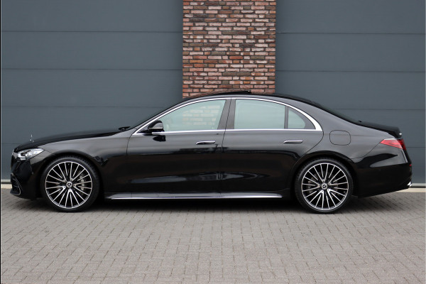 Mercedes-Benz S-Klasse 580 e AMG Line Aut9 | Airmatic | Distronic+ | Zonweringspakket | Entertainment Achter | 3D-Display | Verwarmd Stuurwiel | Vlakkenverwarming | Burmester | Massage | Rijassistentiepakket+ |