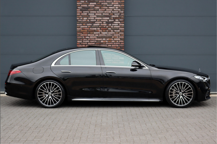 Mercedes-Benz S-Klasse 580 e AMG Line Aut9 | Airmatic | Distronic+ | Zonweringspakket | Entertainment Achter | 3D-Display | Verwarmd Stuurwiel | Vlakkenverwarming | Burmester | Massage | Rijassistentiepakket+ |