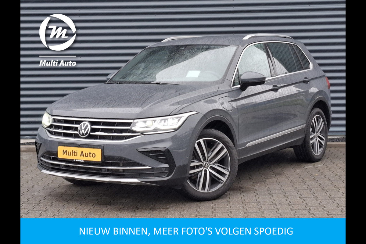 Volkswagen Tiguan 1.4 TSI eHybrid Elegance Plug in Hybrid 245pk PHEV | Lederen Sportstoelen Memory | Adaptive Cruise | Apple Carplay | 360 Camera | Navigatie | Camera | Stoel & Stuurverwarming |