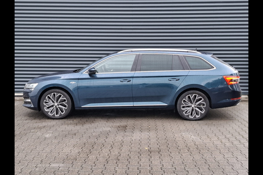 Škoda Superb Combi 1.4 TSI iV Laurin & Klement Plug in Hybrid PHEV | Panodak | Lederen Sportstoelen Memory & Massage | Adaptive Cruise | Crystal LED | Canton Audio | Stoelverwarming & Ventilatie | Apple Carplay |