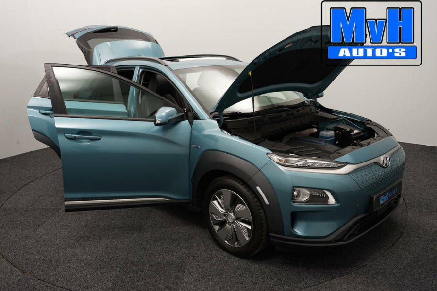 Hyundai Kona EV Premium 64 kWh|SCHUIFDAK|TREKHAAK|WARMTEPOMP