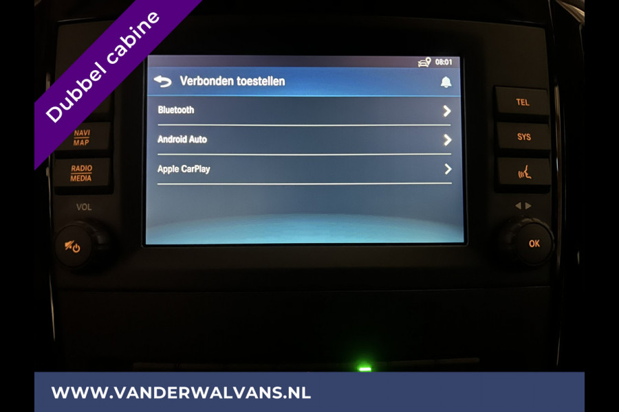 Mercedes-Benz Vito 116 CDI 164pk Automaat L2H1 Dubbele Cabine Euro6 Fabrieksgarantie Airco | 2x zijdeur | Camera | Apple Carplay 2500kg Trekhaak, Android Auto, Cruisecontrol, Parkeersensoren, LED, 5-zits