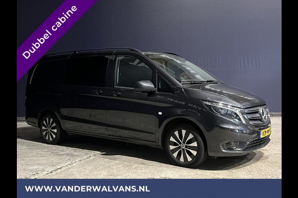 Mercedes-Benz Vito 116 CDI 164pk Automaat L2H1 Dubbele Cabine Euro6 Fabrieksgarantie Airco | 2x zijdeur | Camera | Apple Carplay 2500kg Trekhaak, Android Auto, Cruisecontrol, Parkeersensoren, LED, 5-zits