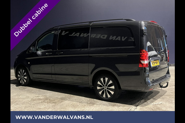 Mercedes-Benz Vito 116 CDI 164pk Automaat L2H1 Dubbele Cabine Euro6 Fabrieksgarantie Airco | 2x zijdeur | Camera | Apple Carplay 2500kg Trekhaak, Android Auto, Cruisecontrol, Parkeersensoren, LED, 5-zits