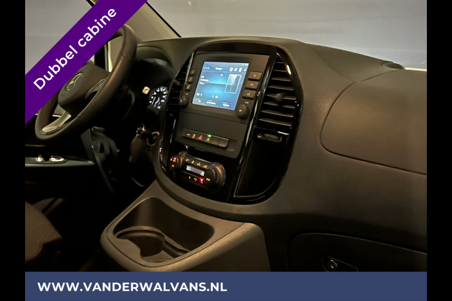 Mercedes-Benz Vito 116 CDI 164pk Automaat L2H1 Dubbele Cabine Euro6 Fabrieksgarantie Airco | 2x zijdeur | Camera | Apple Carplay 2500kg Trekhaak, Android Auto, Cruisecontrol, Parkeersensoren, LED, 5-zits