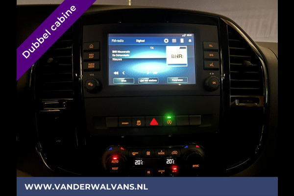 Mercedes-Benz Vito 116 CDI 164pk Automaat L2H1 Dubbele Cabine Euro6 Fabrieksgarantie Airco | 2x zijdeur | Camera | Apple Carplay 2500kg Trekhaak, Android Auto, Cruisecontrol, Parkeersensoren, LED, 5-zits