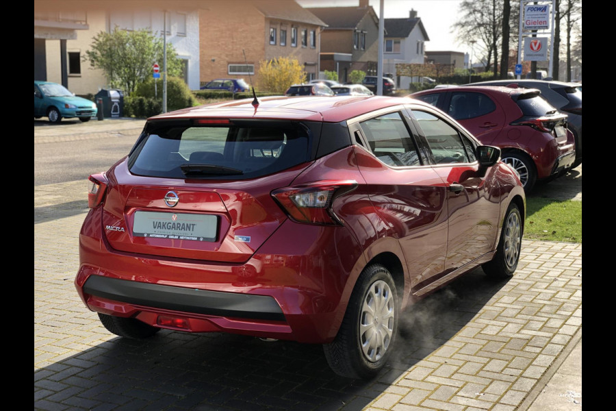 Nissan Micra 1.0 IG-T 92pk Visia + | Climate control, Stoelverwarming, Bluetooth, USB, Snelheidsbegrenzer, Lichtsensor