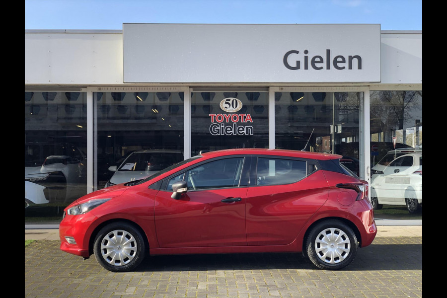 Nissan Micra 1.0 IG-T 92pk Visia + | Climate control, Stoelverwarming, Bluetooth, USB, Snelheidsbegrenzer, Lichtsensor