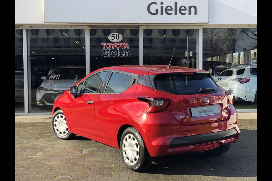 Nissan Micra 1.0 IG-T 92pk Visia + | Climate control, Stoelverwarming, Bluetooth, USB, Snelheidsbegrenzer, Lichtsensor