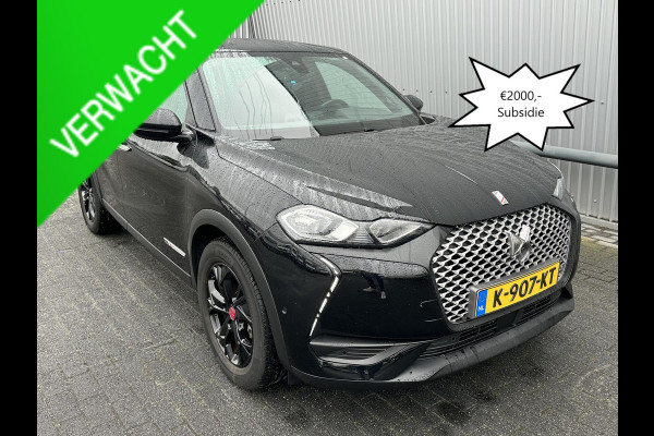 DS DS 3 Crossback E-Tense Performance line 50 kWh*€17450 NA SUBSIDIE