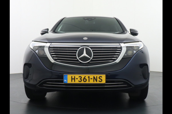 Mercedes-Benz EQC 400 4MATIC 408pk 706Nm Premium 80 kWh Leer Burmester Connect20High Matrix Led El.Klep 19"lm Auto-Pilot Park-Assist Adaptive-Led  Airbalance pakket Distronic-plus Verkeersbord detectie Uitparkeer waarschuwing Thermatik E-call Keyless Go Comfort pack Rij-assistentiepakket Pre-Safe-pack Zwarte-hemel Zit-comf.pack Distroni Priv.Glass Keyless Chroompakket  84.000,- nieuw Orig.NLse auto ! 1800kg trekvermogen !!