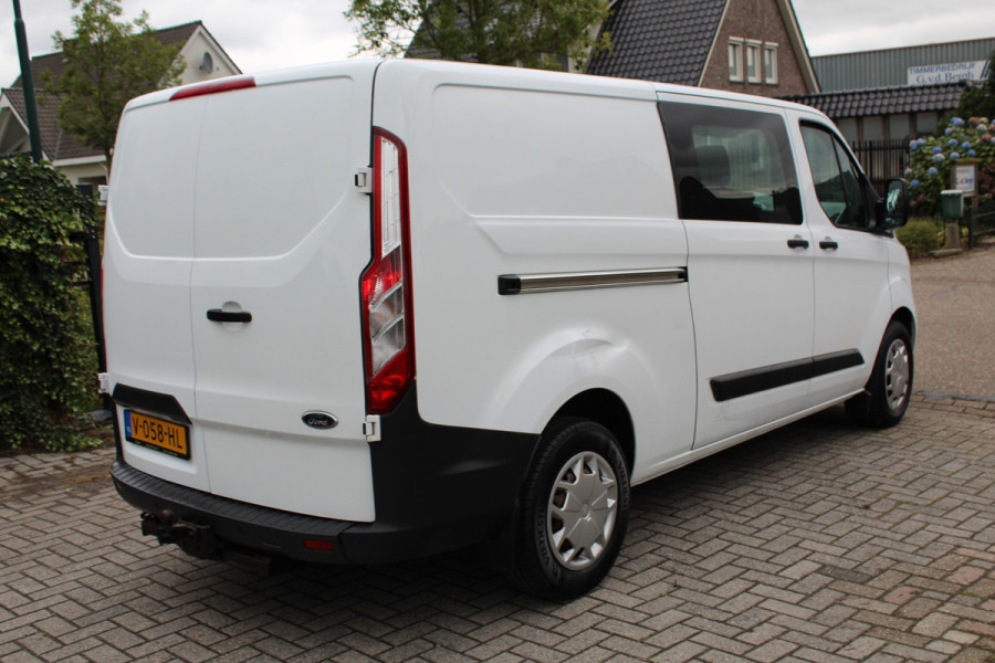 Ford Transit Custom 340 2.0 TDCI 130PK Euro6 L2H1 Trend DC ✓ Dubbele Cabine ✓ Trekhaak 2800KG