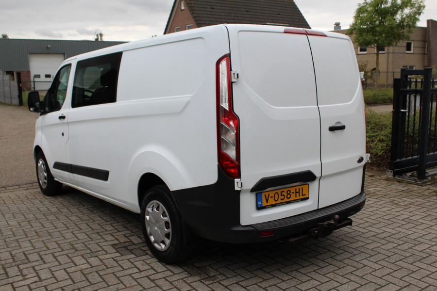 Ford Transit Custom 340 2.0 TDCI 130PK Euro6 L2H1 Trend DC ✓ Dubbele Cabine ✓ Trekhaak 2800KG