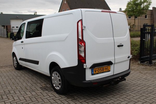 Ford Transit Custom 340 2.0 TDCI 130PK Euro6 L2H1 Trend DC ✓ Dubbele Cabine ✓ Trekhaak 2800KG