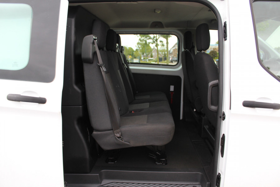 Ford Transit Custom 340 2.0 TDCI 130PK Euro6 L2H1 Trend DC ✓ Dubbele Cabine ✓ Trekhaak 2800KG