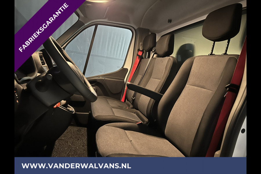 Renault Master 2.3 dCi 146pk Bakwagen 232cm hoog Laadklep Zijdeur Fabrieksgarantie Euro6 LAT OM LAT Airco, Cruisecontrol, Bijrijdersbank, 932kg laadvermogen