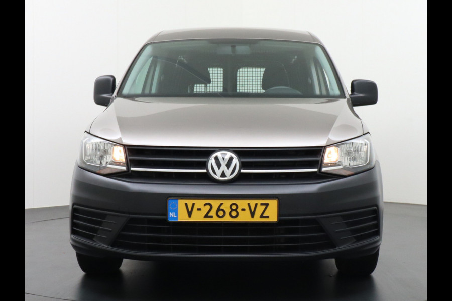 Volkswagen Caddy 2.0TDI L1H1 Airco Bluetooth Schuifdeur Betonplex Vloer BMT E-Business Tussenschot volledig ABS ASR ESP Euro 6