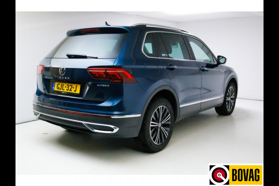 Volkswagen Tiguan 1.4 TSI eHybrid Elegance Exclusive 245 PK Panoramadak, Zwart leer, Elec. klep, Matrix led, Apple Carplay, Navigatie, Camera