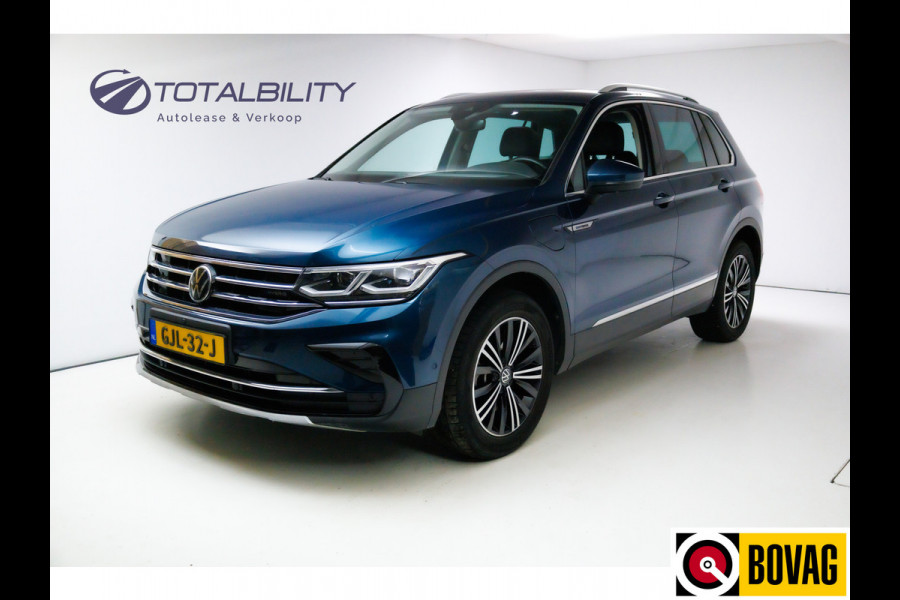 Volkswagen Tiguan 1.4 TSI eHybrid Elegance Exclusive 245 PK Panoramadak, Zwart leer, Elec. klep, Matrix led, Apple Carplay, Navigatie, Camera