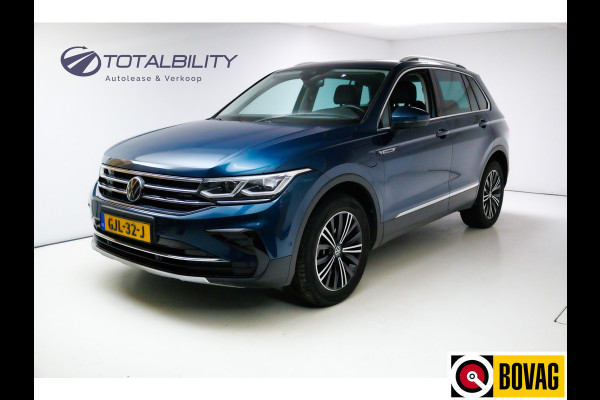 Volkswagen Tiguan 1.4 TSI eHybrid Elegance Exclusive 245 PK Panoramadak, Zwart leer, Elec. klep, Matrix led, Apple Carplay, Navigatie, Camera