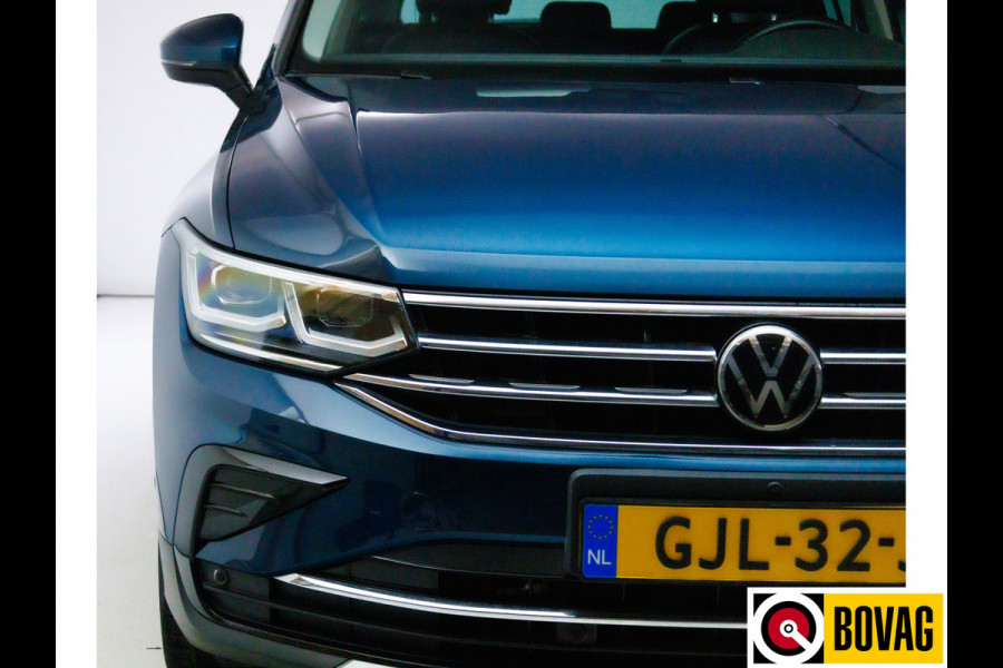 Volkswagen Tiguan 1.4 TSI eHybrid Elegance Exclusive 245 PK Panoramadak, Zwart leer, Elec. klep, Matrix led, Apple Carplay, Navigatie, Camera