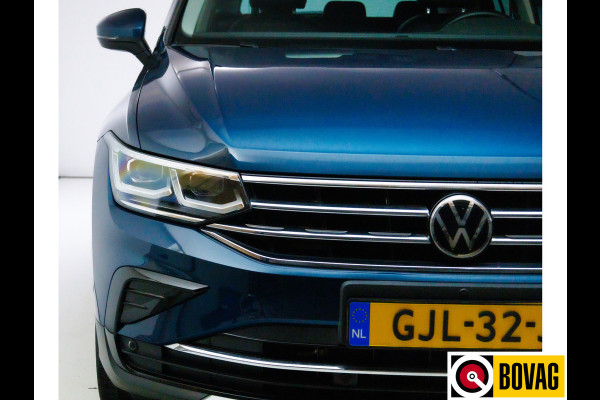 Volkswagen Tiguan 1.4 TSI eHybrid Elegance Exclusive 245 PK Panoramadak, Zwart leer, Elec. klep, Matrix led, Apple Carplay, Navigatie, Camera