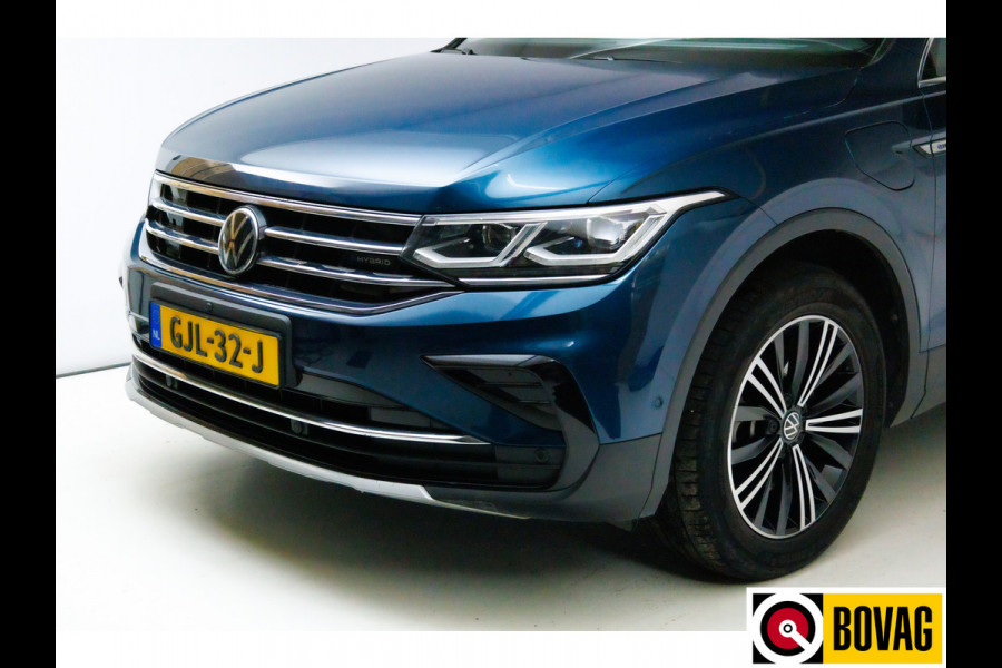 Volkswagen Tiguan 1.4 TSI eHybrid Elegance Exclusive 245 PK Panoramadak, Zwart leer, Elec. klep, Matrix led, Apple Carplay, Navigatie, Camera