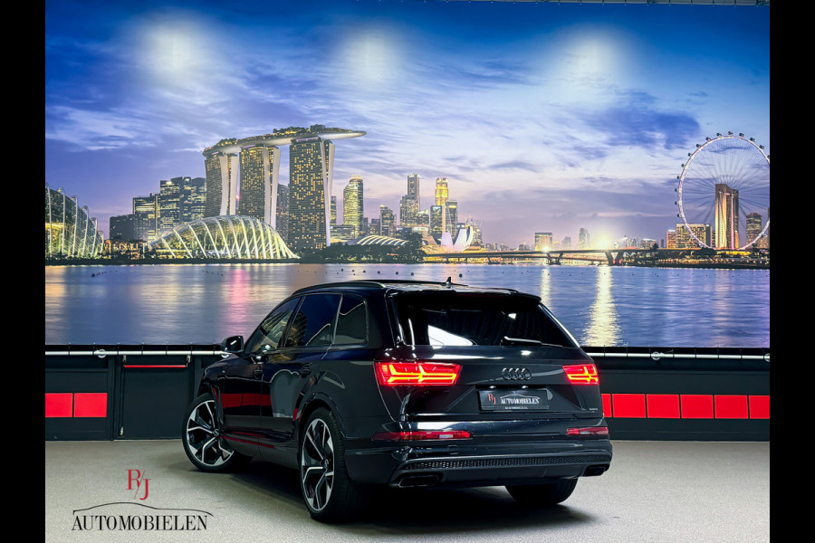 Audi Q7 3.0 TDI quattro 7Pers. 3x S-Line |Trekhaak|Luchtv|Pano|HUD|Leder