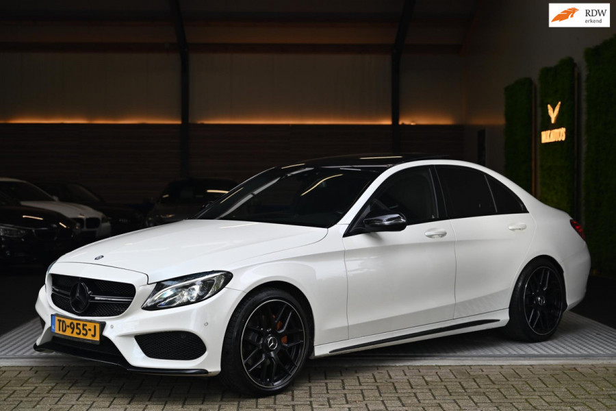 Mercedes-Benz C-Klasse 220 CDI - AMG Styling - Panoramadak - Leer - Stoelverwarming - Ambiance Verlichting