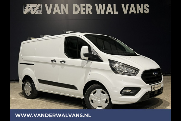 Ford Transit Custom 2.0 TDCI 131pk L1H1 Euro6 Airco | Camera | Navigatie | Apple Carplay LED, Cruisecontrol, 2500kg Trekhaak, Parkeersensoren, Stoelverwarming, Verwarmde voorruit, Dakdragers, Bijrijdersbank, Achterklep