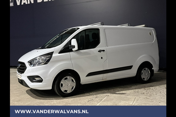 Ford Transit Custom 2.0 TDCI 131pk L1H1 Euro6 Airco | Camera | Navigatie | Apple Carplay LED, Cruisecontrol, 2500kg Trekhaak, Parkeersensoren, Stoelverwarming, Verwarmde voorruit, Dakdragers, Bijrijdersbank, Achterklep