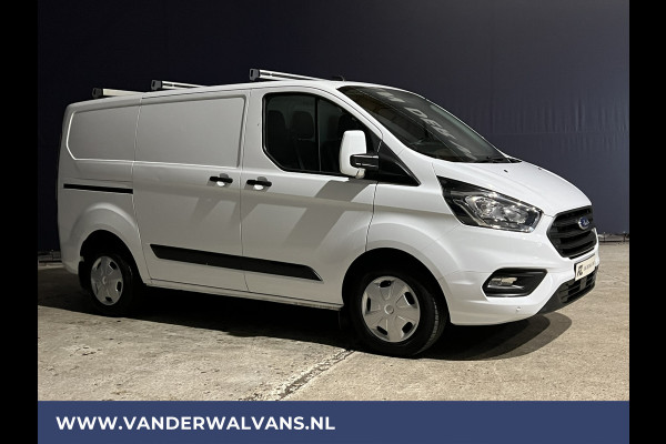 Ford Transit Custom 2.0 TDCI 131pk L1H1 Euro6 Airco | Camera | Navigatie | Apple Carplay LED, Cruisecontrol, 2500kg Trekhaak, Parkeersensoren, Stoelverwarming, Verwarmde voorruit, Dakdragers, Bijrijdersbank, Achterklep