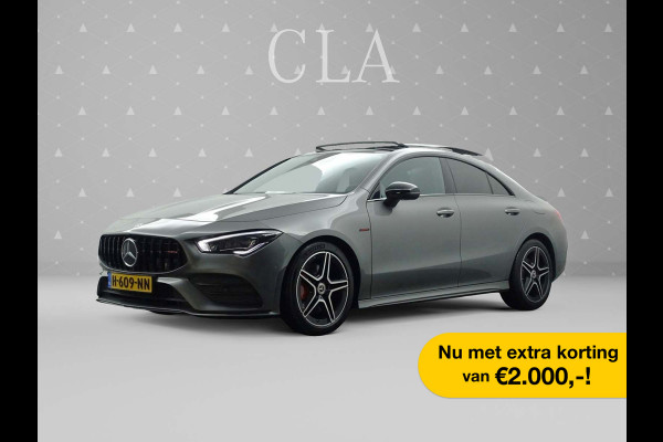 Mercedes-Benz CLA-Klasse 200 Solution AMG Night Edition Aut- Panodak I  Sfeerverlichting I  Park Assist I Lane Assist I Stoelverwarming I  Alcantara Sport Interieur