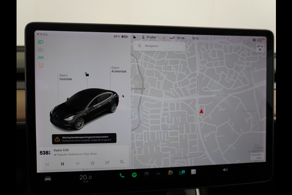 Tesla Model 3 SR+60kWh 325PK AutoPilot FSD.vb Leer PanoDak Adaptive cruise 18" Camera's Elektr.-Stuur+Stoelen+Spiegels+Geheugen+Easy-Entry+Ver Ecc Navigatiesysteem full map LED-a+v Comfortstoel(en) ACC Dual-ECC DAB Voorverwarmen interieur via App Keyless via Telefoonsleutel One-Pedal-Drive Origin. NLse auto !