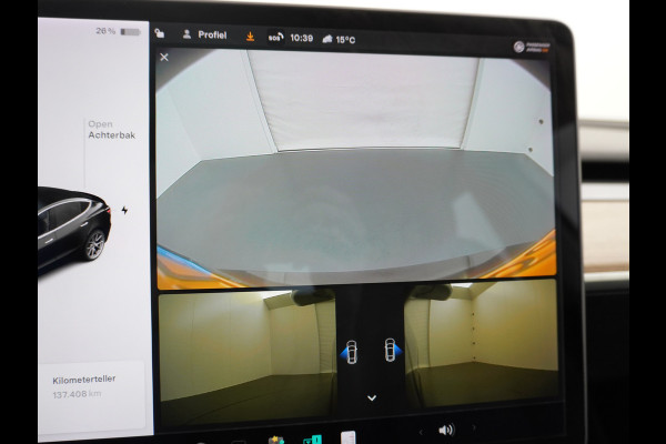 Tesla Model 3 SR+60kWh 325PK AutoPilot FSD.vb Leer PanoDak Adaptive cruise 18" Camera's Elektr.-Stuur+Stoelen+Spiegels+Geheugen+Easy-Entry+Ver Ecc Navigatiesysteem full map LED-a+v Comfortstoel(en) ACC Dual-ECC DAB Voorverwarmen interieur via App Keyless via Telefoonsleutel One-Pedal-Drive Origin. NLse auto !