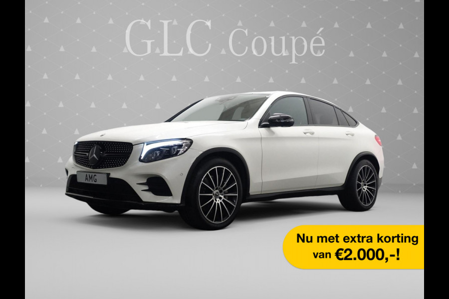 Mercedes-Benz GLC Coupé 300 AMG 4MATIC Aut- Panodak I  Burmester I  Leder I 360 Camera I Rijassistentie pakket