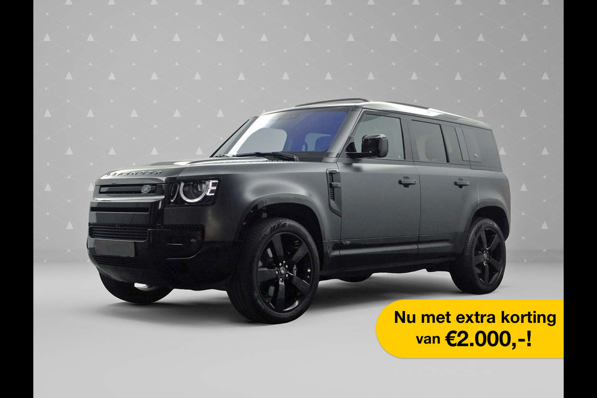 Land Rover Defender 5.0 P525 110 V8 Carpathian Edition Urban Aut- Panoramadak I Stoelventilatie I Meridian I Head Up I Memory I 360 Camera