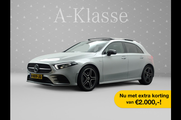 Mercedes-Benz A-Klasse 180 AMG Night Edition Aut- Panodak I  Sfeerverlichting I  Xenon Led I Camera I  Sport Interieur