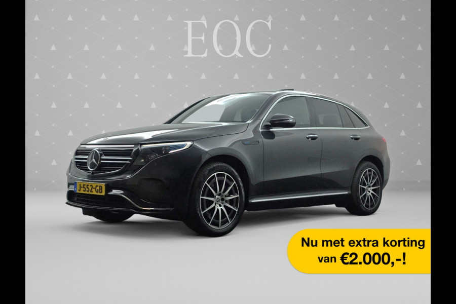 Mercedes-Benz EQC 400 4MATIC Business Solution AMG [ bruto 48.279 ] 80 kWh I Leer I schuifdak I Memory seats I Distronic I Burmester