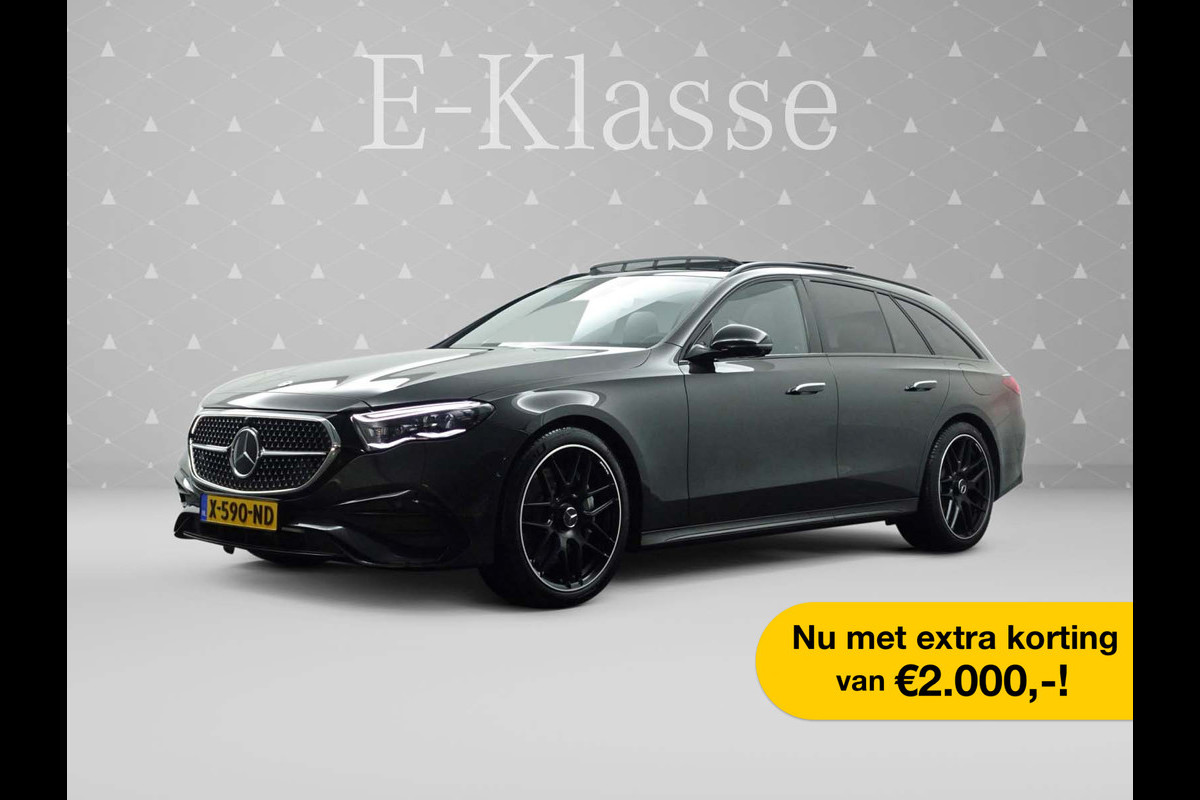 Mercedes-Benz E-Klasse Estate 300 e AMG Line Premium Plus  - Night Pack I ex btw I Panodak I Luchtvering I MBUX Hyperscreen I Full